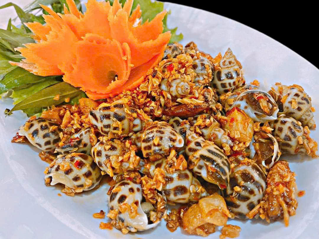 Ốc hương xào tỏi
